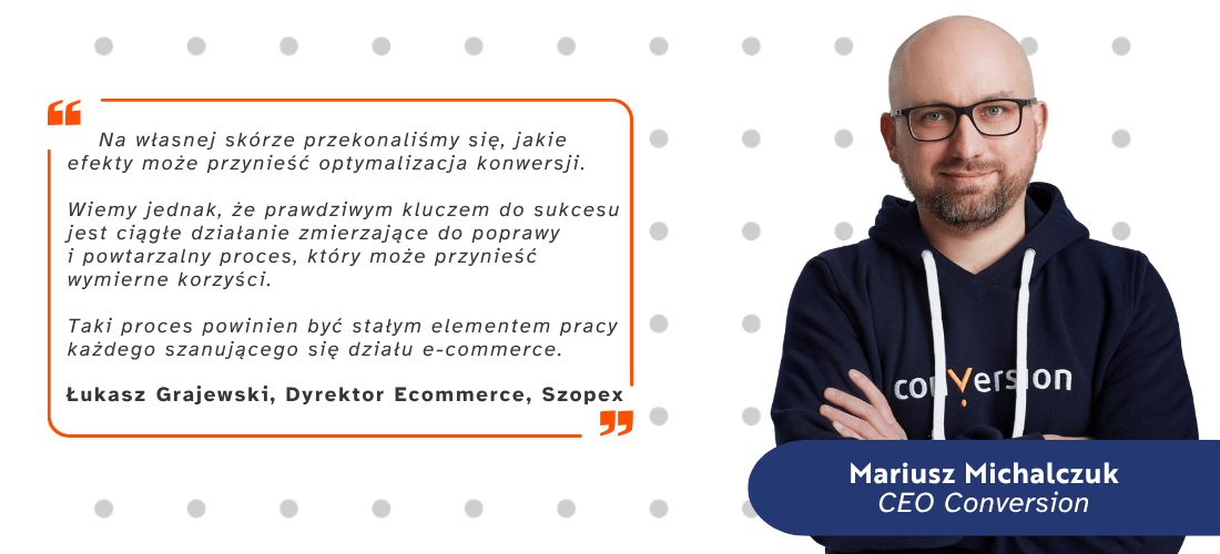 opinia Szopex o firmie analitycznej Conversion