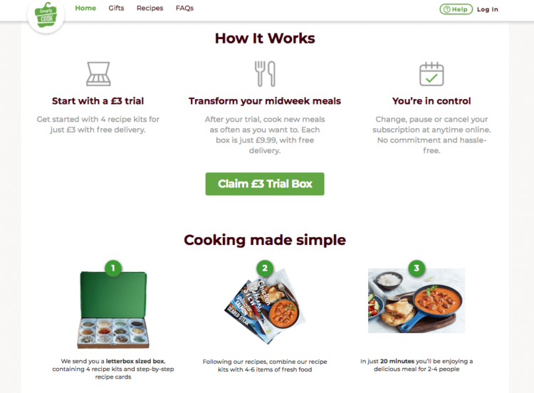 easy landing page