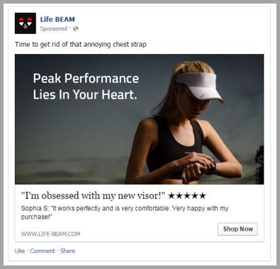 life beam reklama