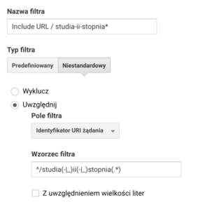 Filtr w wyrażeniach regularnych w Google Analytics, regex w Google Analytics regularne w Google Analytics, regex w Google Analytics