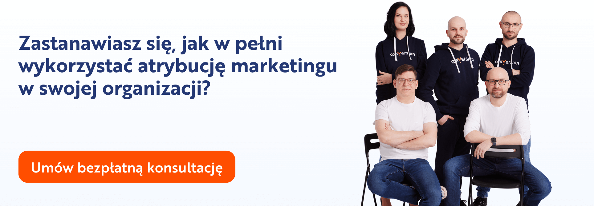 baner o atrybucji marketingu z conversion