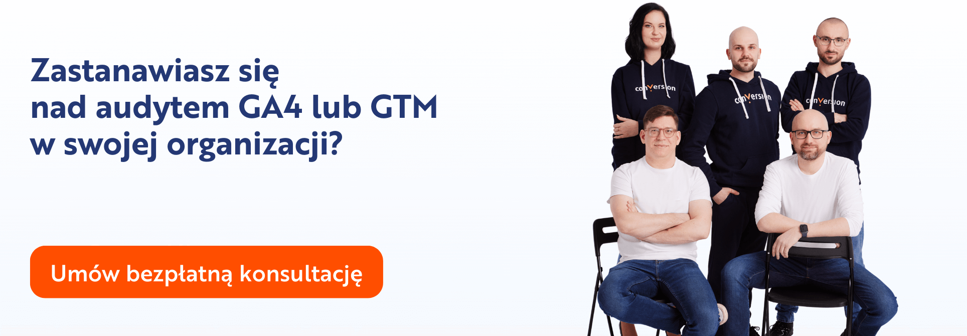 baner o audycie ga4 i gtm z conversion