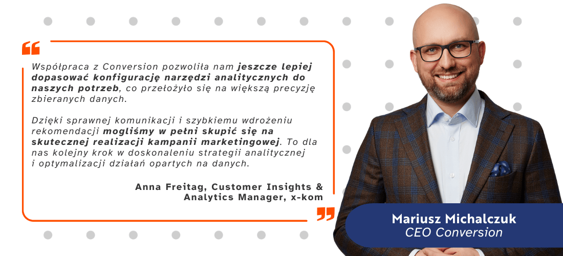 opinia X-kom o firmie analitycznej Conversion