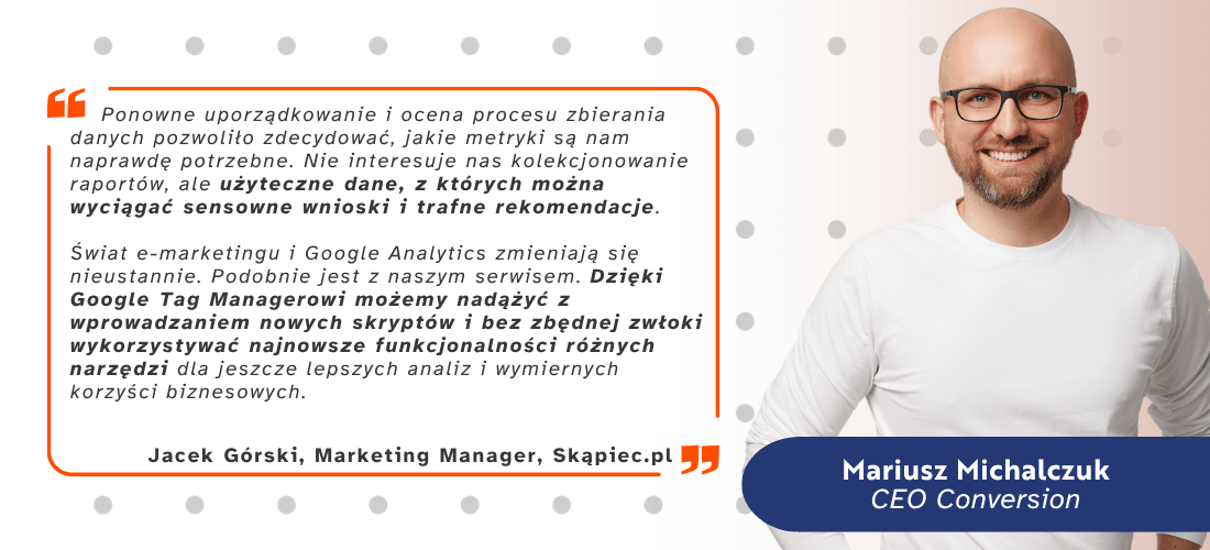 opinia Skąpiec.pl o firmie analitycznej Conversion